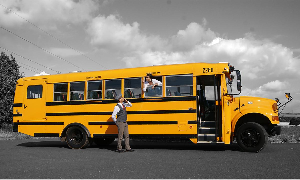 Leipzig Highschool Partybus