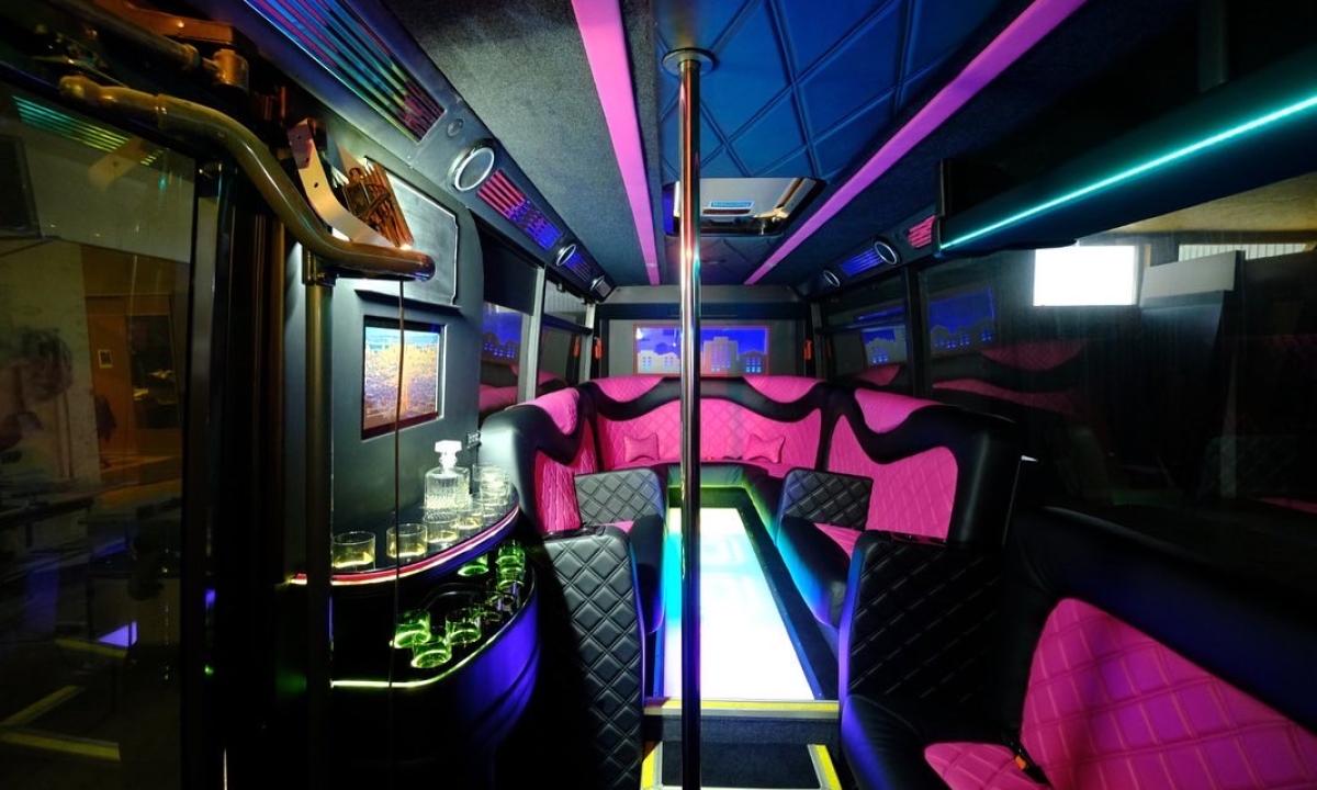 Gelsenkirchen Pretty in Pink Partybus
