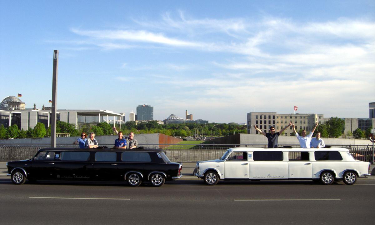 Berlin Anmietung Trabi Limousine